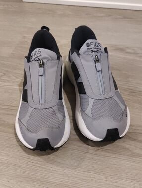 Figs Unisex New Balance Gray 3447 Zip-Front Athletic Sneakers Y2K Luxury Lightwe